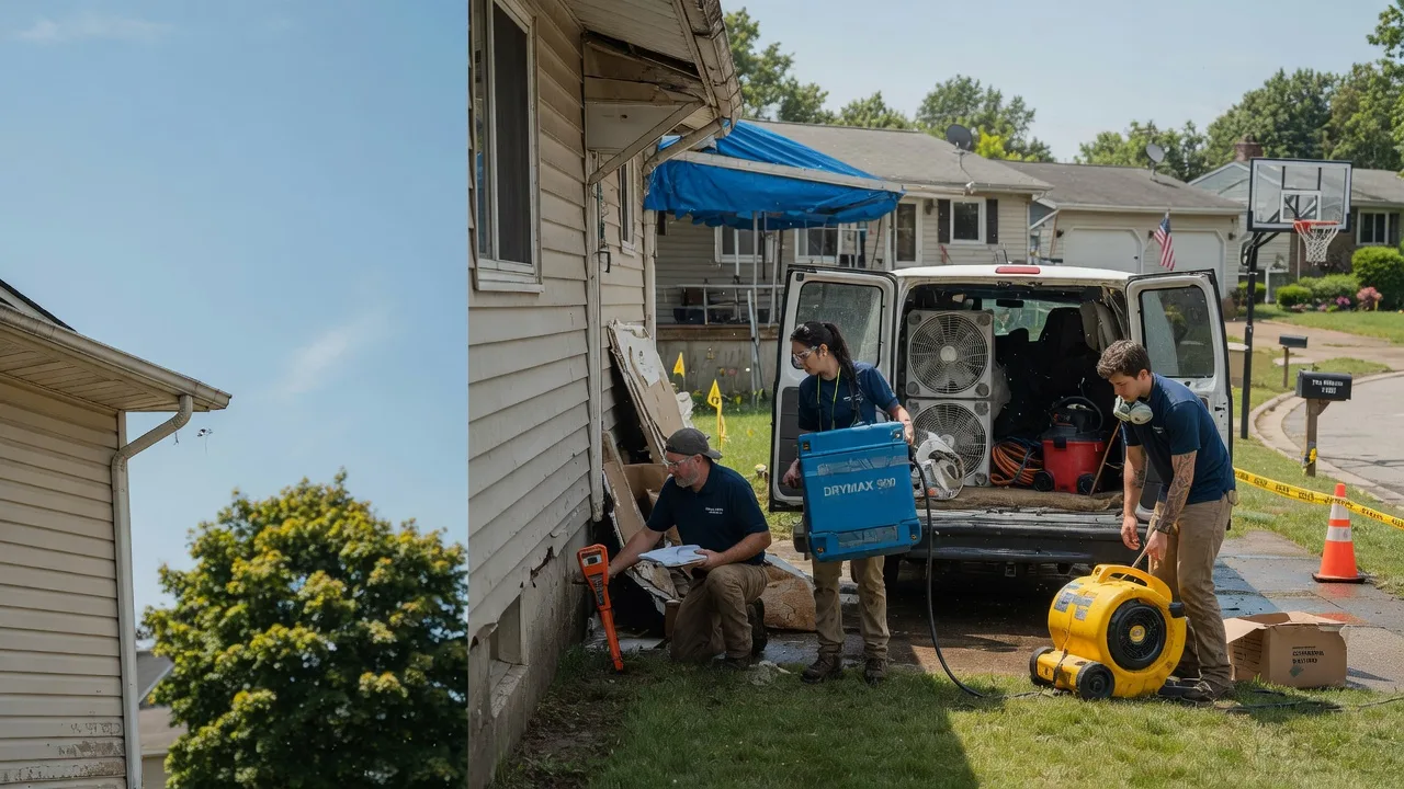 Ceiling Leak Cleanup in Rolling Prairie, IN near me